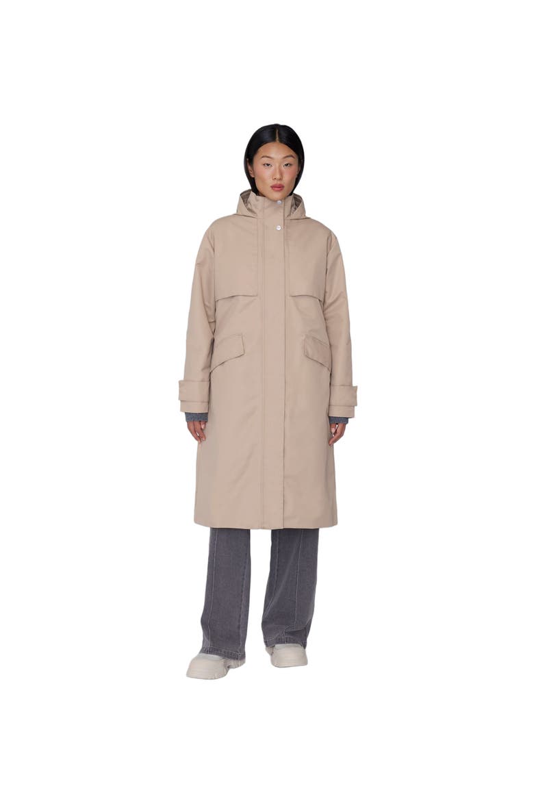 MARINA | Hooded 3-in-1 Trench Coat, Main, color, Sand Beige