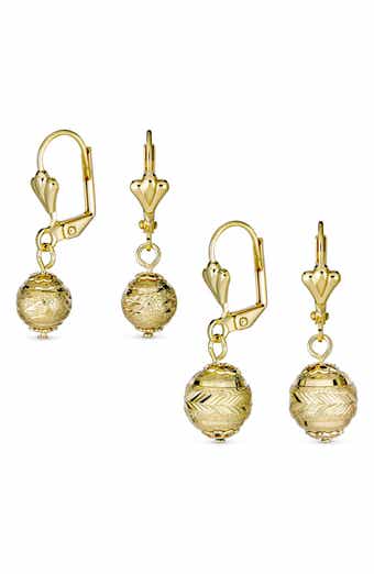 BLING JEWELRY Set of 2 Assorted Elegant Vintage Drop Earrings