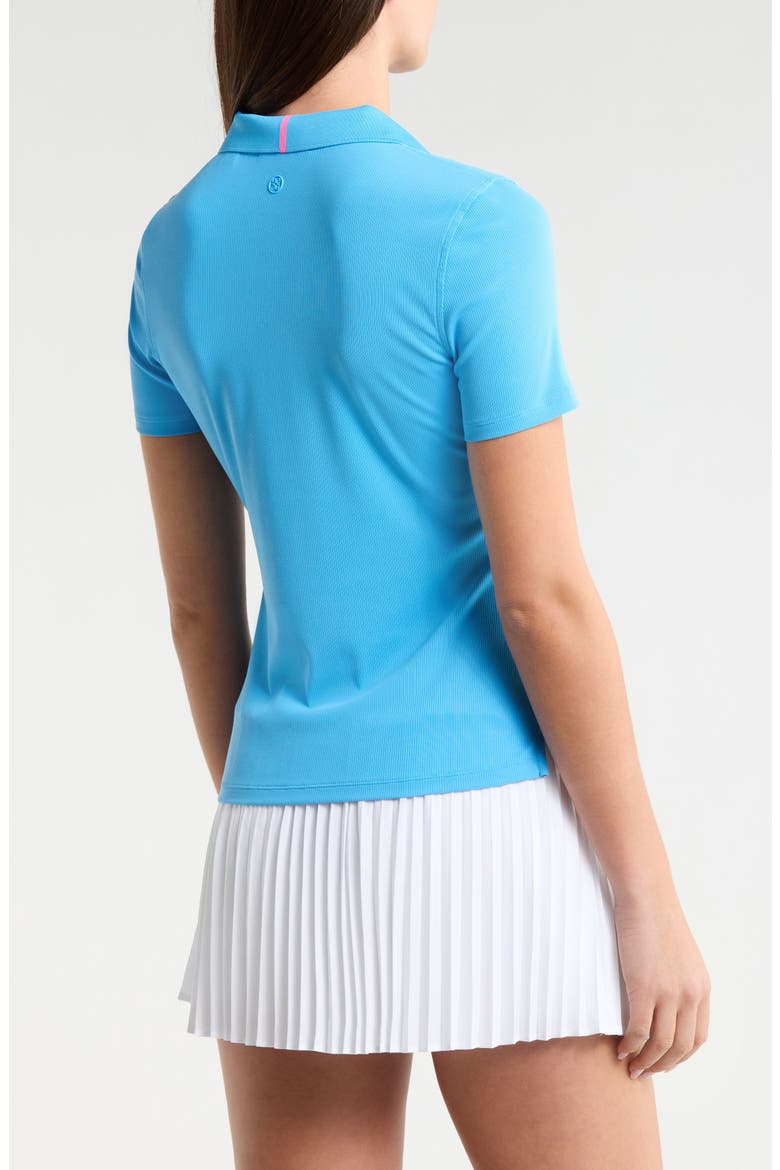 Tech Rib Golf Polo, Alternate, color, AZUL