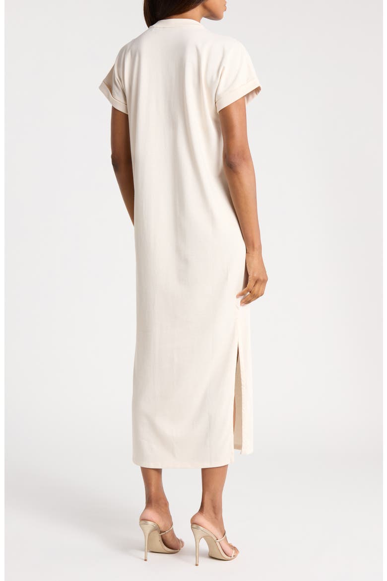 Nalle Jersey Midi Dress, Alternate, color, OPEN WHTE