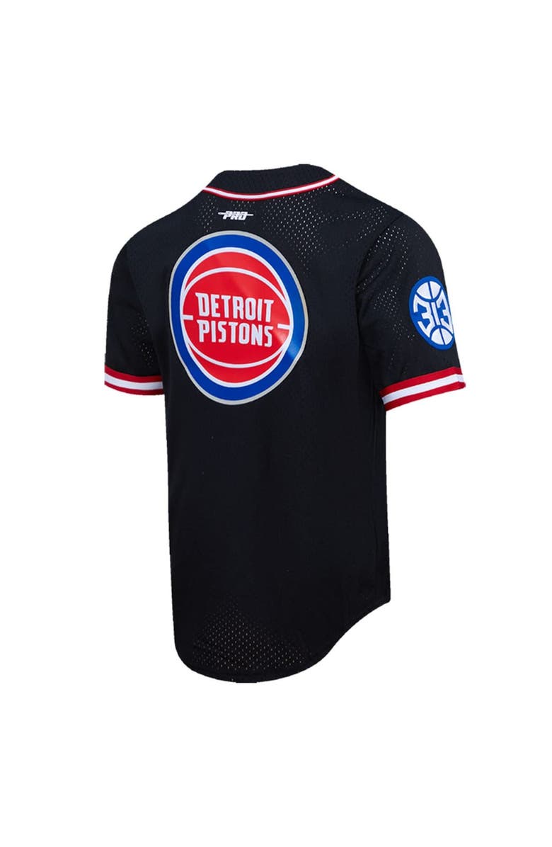 PRO STANDARD Men's Pro Standard Cade Cunningham Black Detroit Pistons Capsule Player Baseball Button-Up Shirt, Alternate, color, 