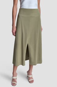 DKNY Arid A-Line Knit Midi Skirt