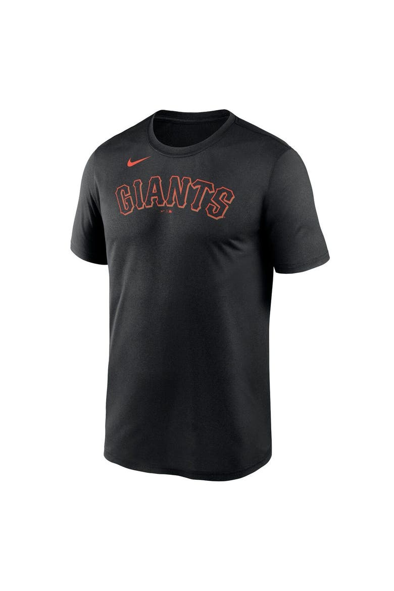 Men's Nike Black San Francisco Giants New Legend Wordmark T-Shirt, Alternate, color, Black