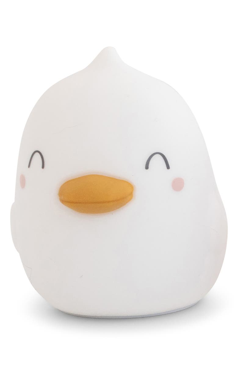 KALENCOM Brightduck Silicone Night Light, Main, color, White
