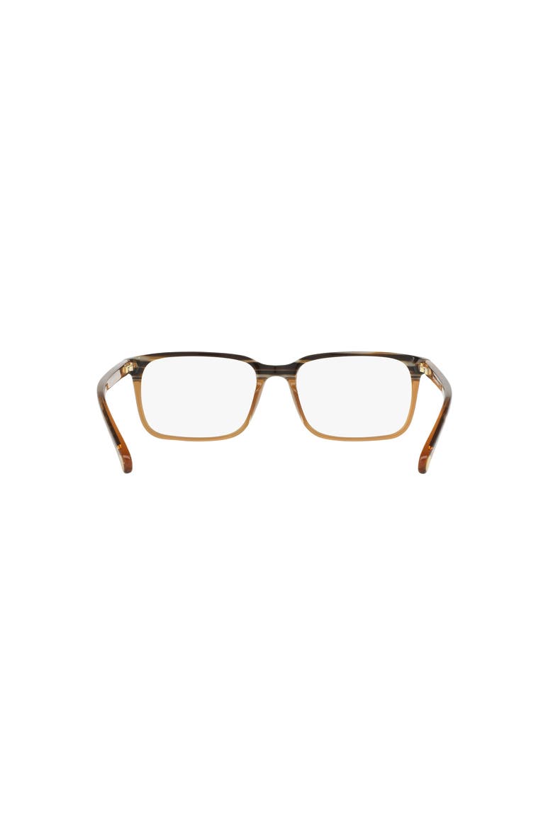 56mm Rectangle optical glasses, Alternate, color, Brown