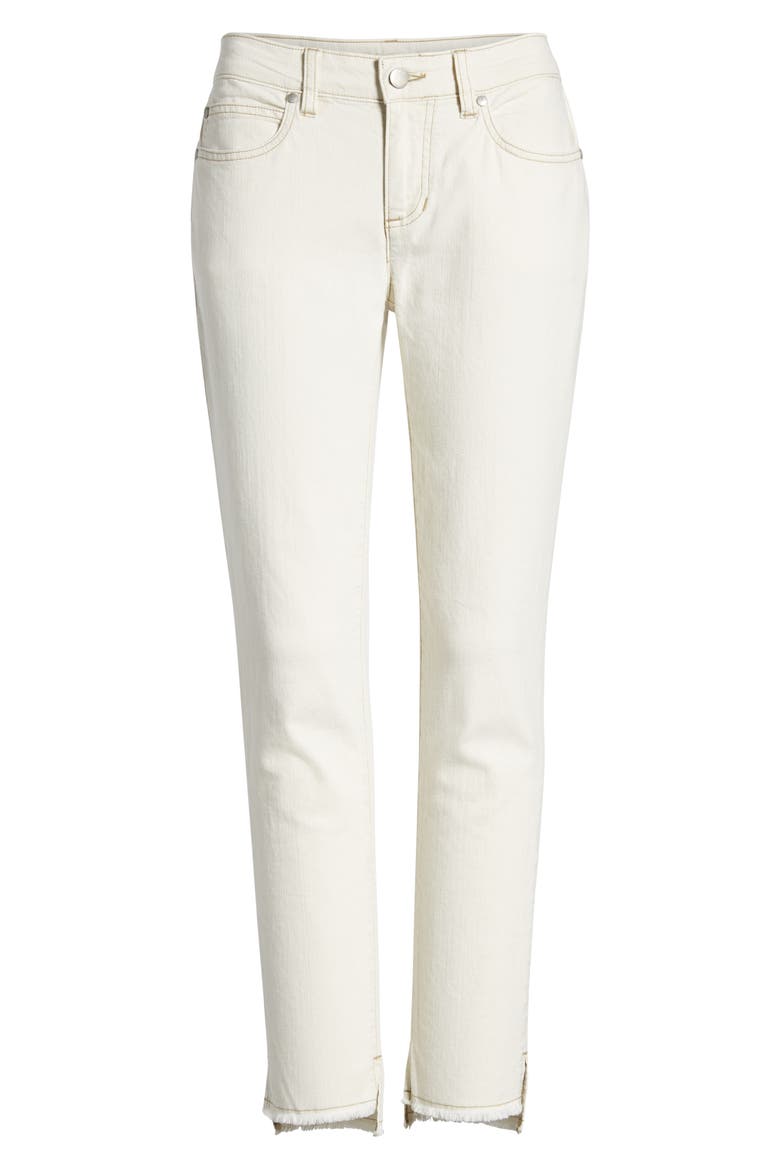 Stretch Organic Cotton Slim Ankle Jeans, Alternate, color, UNDYED NATURAL