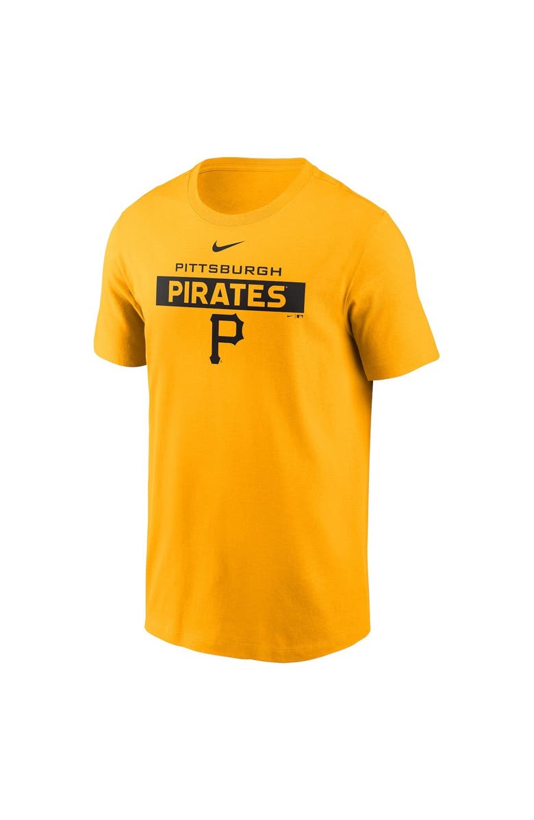 Nike Men's Nike Gold Pittsburgh Pirates Team T-Shirt, Alternate, color, 