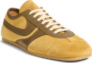 Dries Van Noten Slim Suede Low Top Sneaker