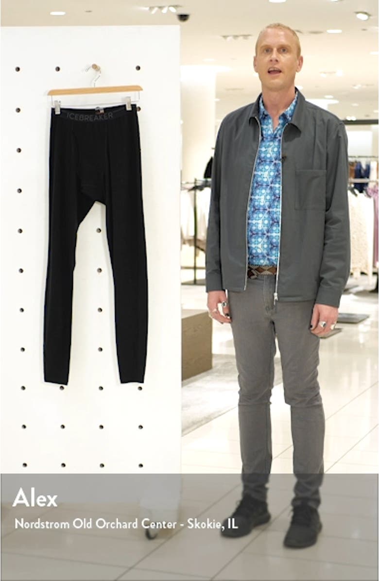 200 Oasis Merino Wool Jersey Base Layer Leggings, sales video thumbnail