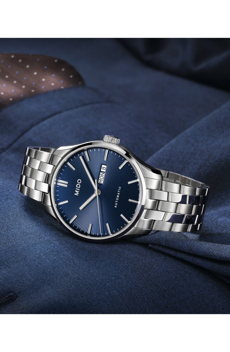 MIDO Belluna II Stainless Steel Strap Watch, Alternate, color,