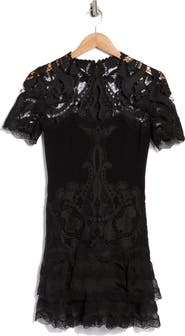 Simkhai Paislee Guipure Lace Minidress
