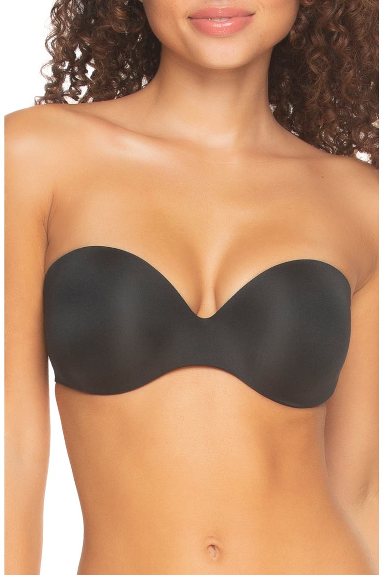 Body Luxe Convertible Strapless Underwire Contour Bra, Main, color, BLACK