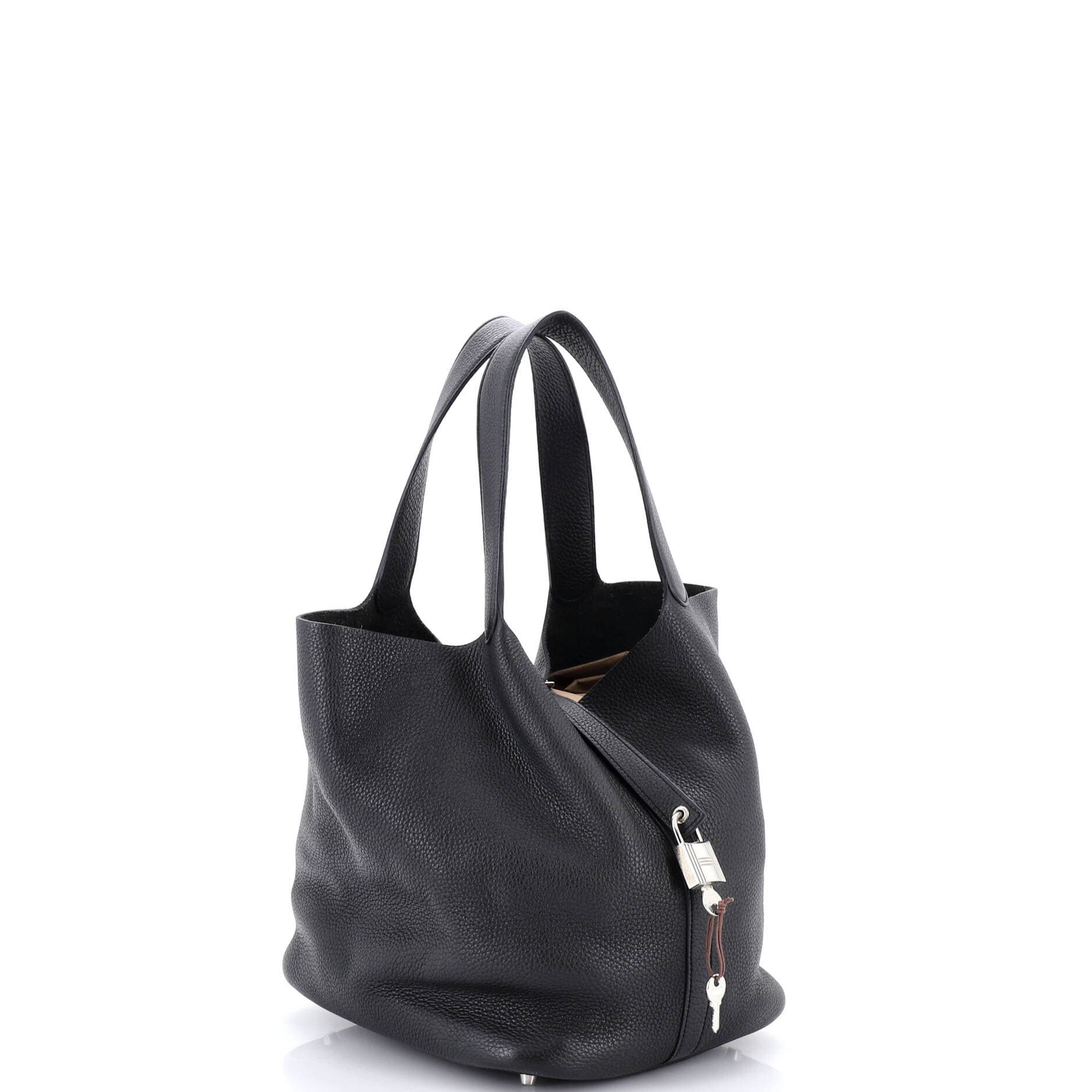 Pre-Owned Hermes Picotin Lock Bag Clemence GM, Alternate, color, Plomb