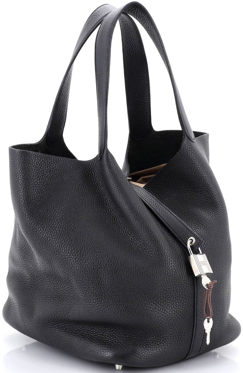 Pre-Owned Hermes Picotin Lock Bag Clemence GM, Alternate, color, Plomb