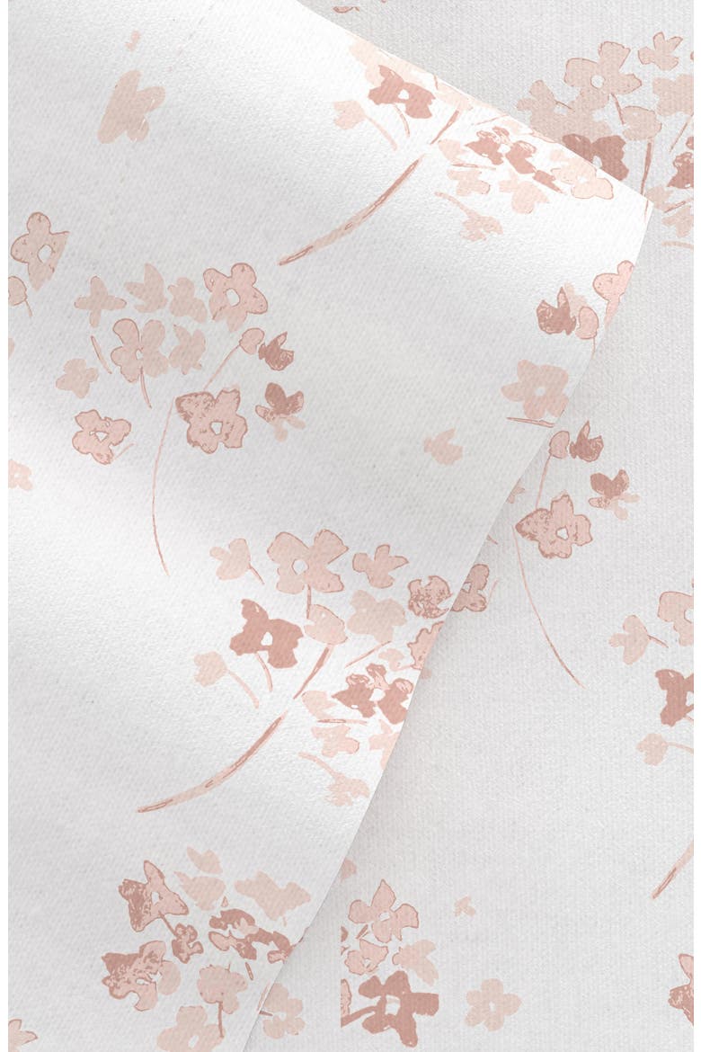 Premium Flower Bunch 4-Piece Flannel Bed Sheet Set, Alternate, color, PINK