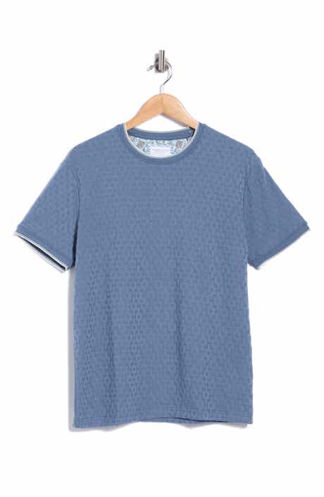 Geo Textured Tipped T-Shirt