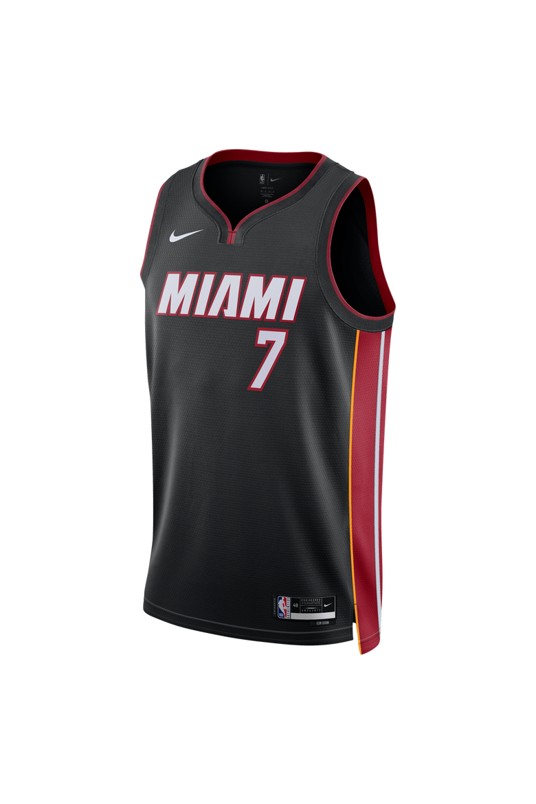 Unisex Nike Giannis Antetokounmpo Black Miami Heat Swingman Jersey - Icon Edition, Alternate, color, Black