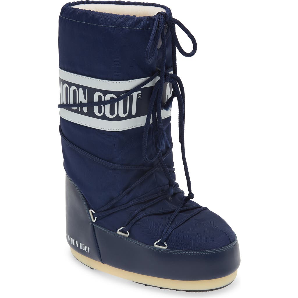 Kids' Icon Water Repellent Moon Boot® in Blue  product