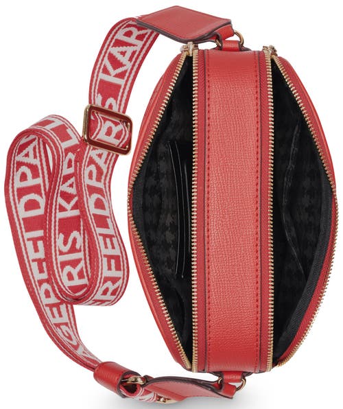Karl Lagerfeld Paris Maybelle Crossbody In Red