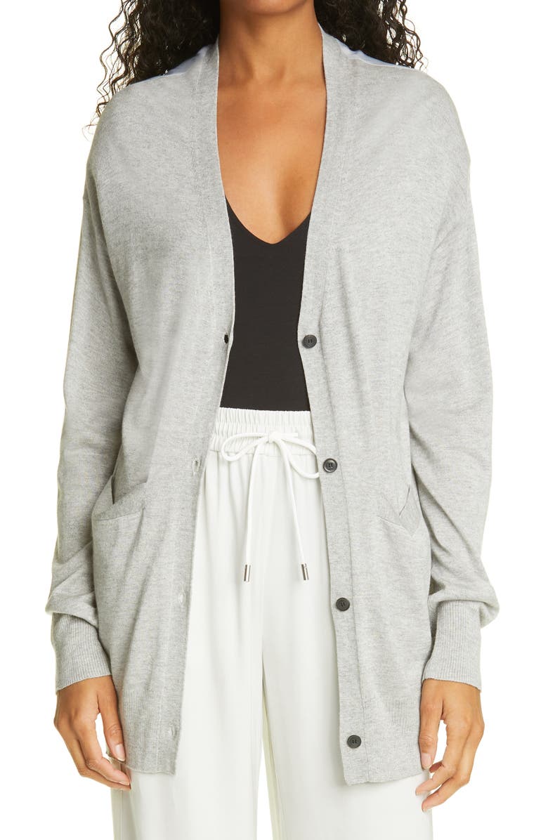 ATM Anthony Thomas Melillo Silk & Cashmere Cardigan, Main, color,