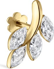 MARIA TASH Diamond Vine Threaded Stud Earring