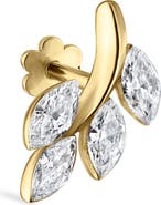 MARIA TASH Diamond Vine Threaded Stud Earring