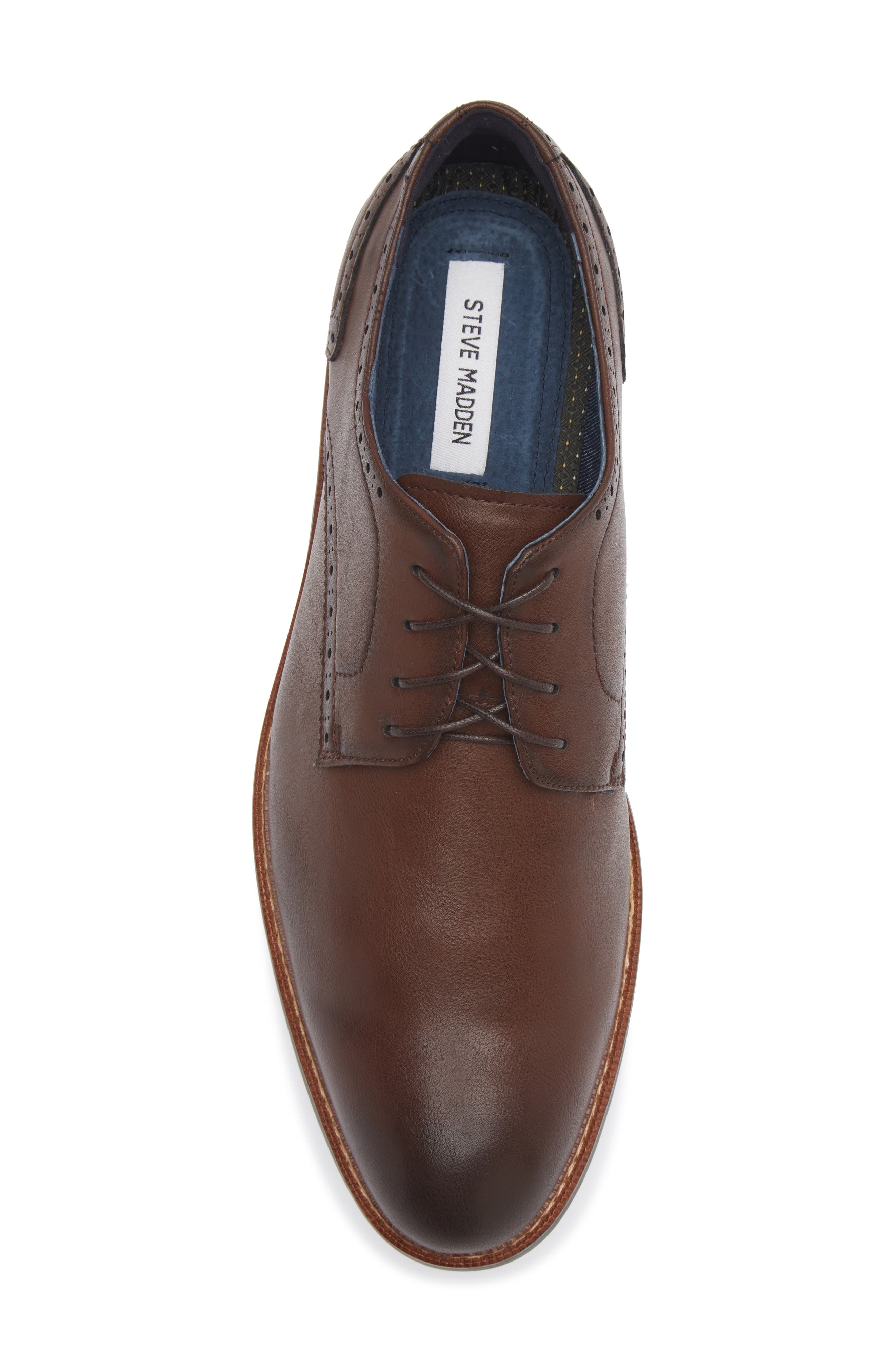 Steve Madden Perrin Lace-Up Derby, Alternate, color, Brown