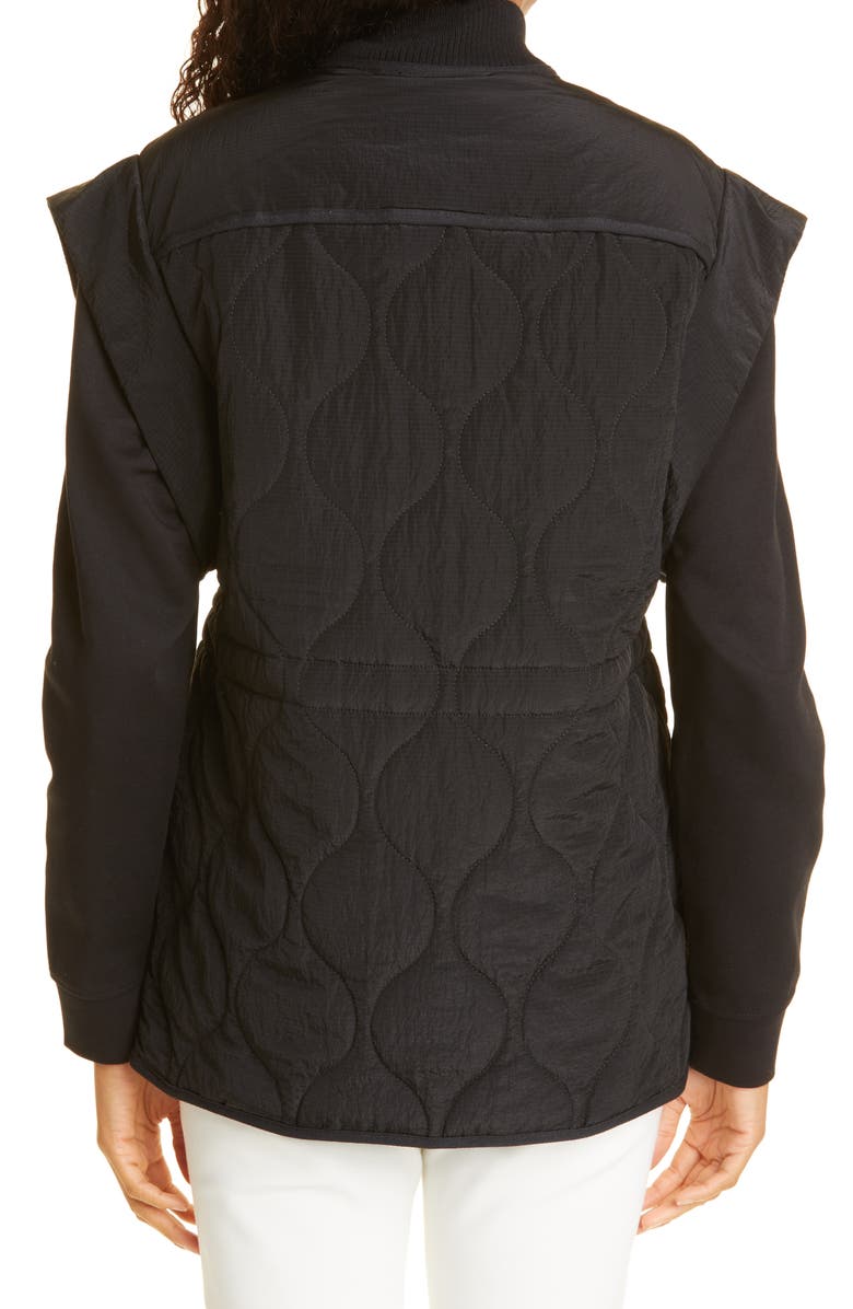 Ted Baker London Quilted Extended Shoulder Vest, Alternate, color,