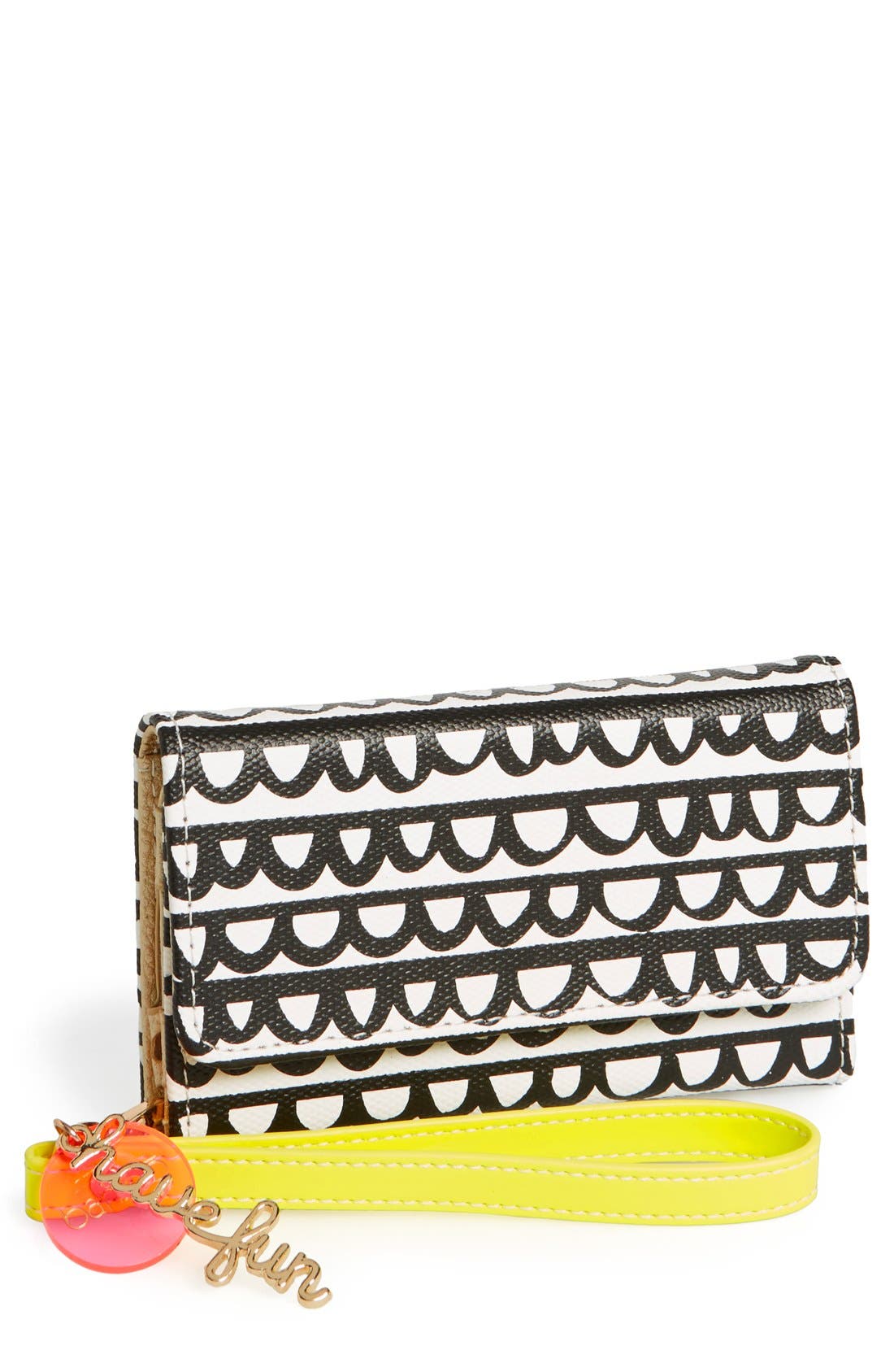 'Disco' Tech Wristlet, Main, color, FRILLS