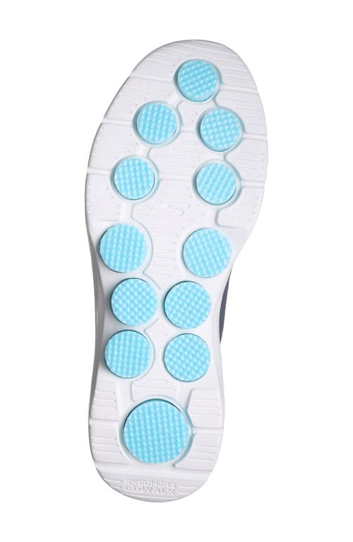 Skechers Go Walk 7 Slip-on Sneaker In Navy/aqua