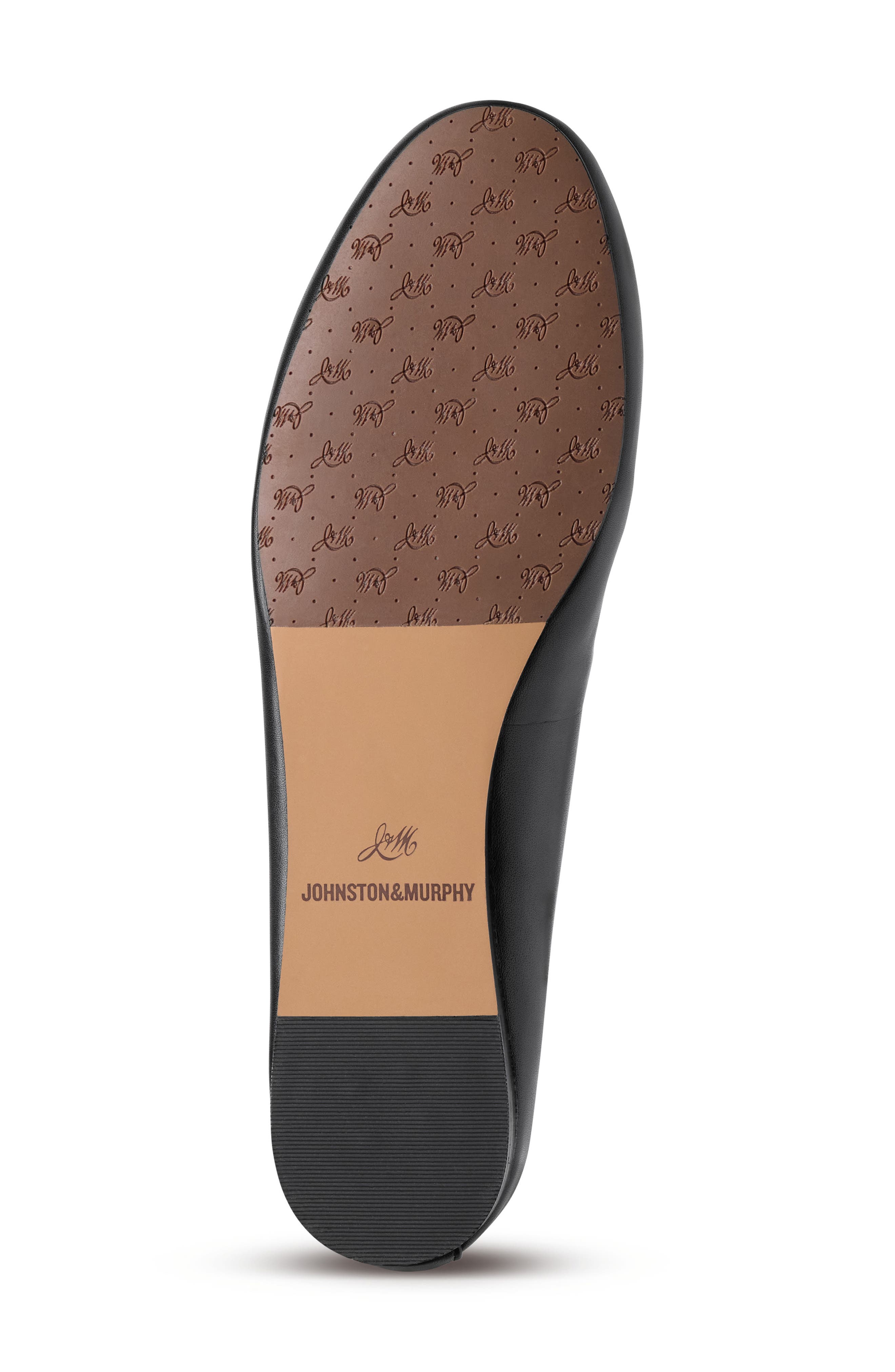 Claire Ornamental Flat, Alternate, color, BLACK NAPPA LEATHER