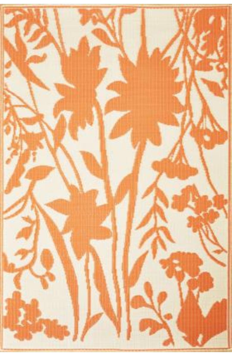 Mad Mats Bellingrath Rug, Main, color, Salmon - 6'X9'