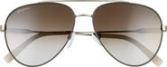 FERRAGAMO 59mm Aviator Sunglasses