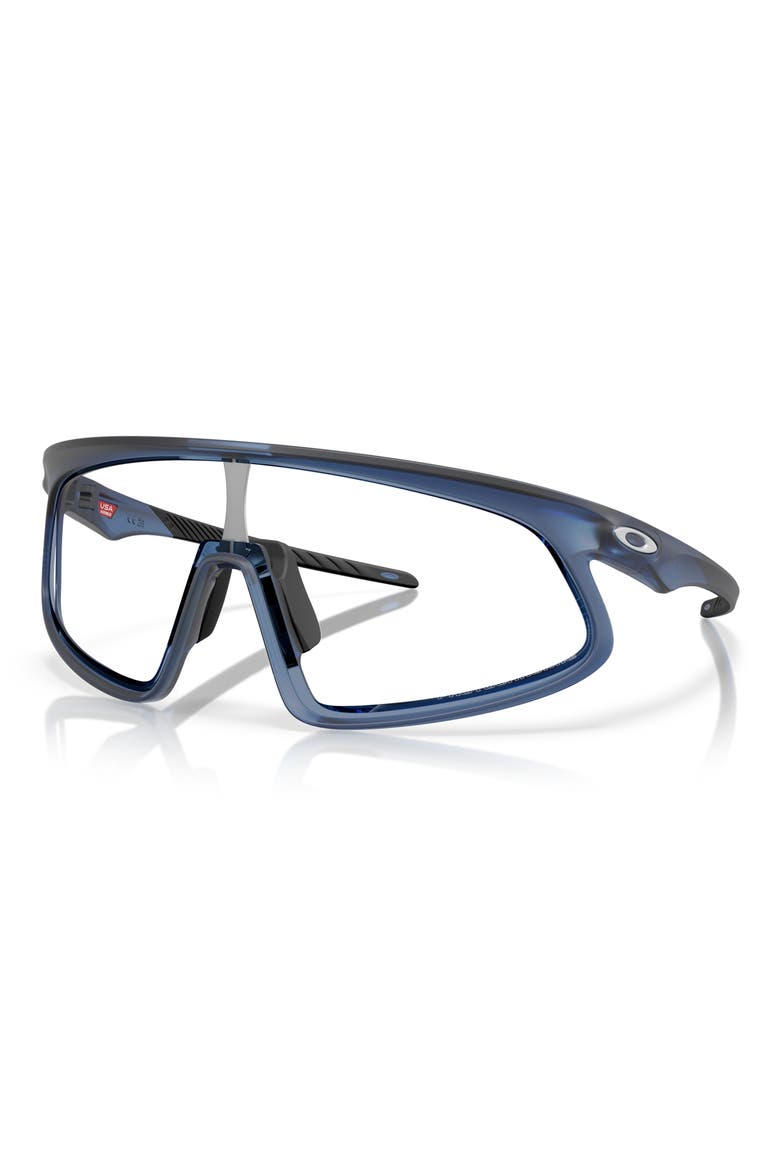 RSLV 149mm Prizm™ Polarized Shield Sunglasses, Alternate, color, GREY