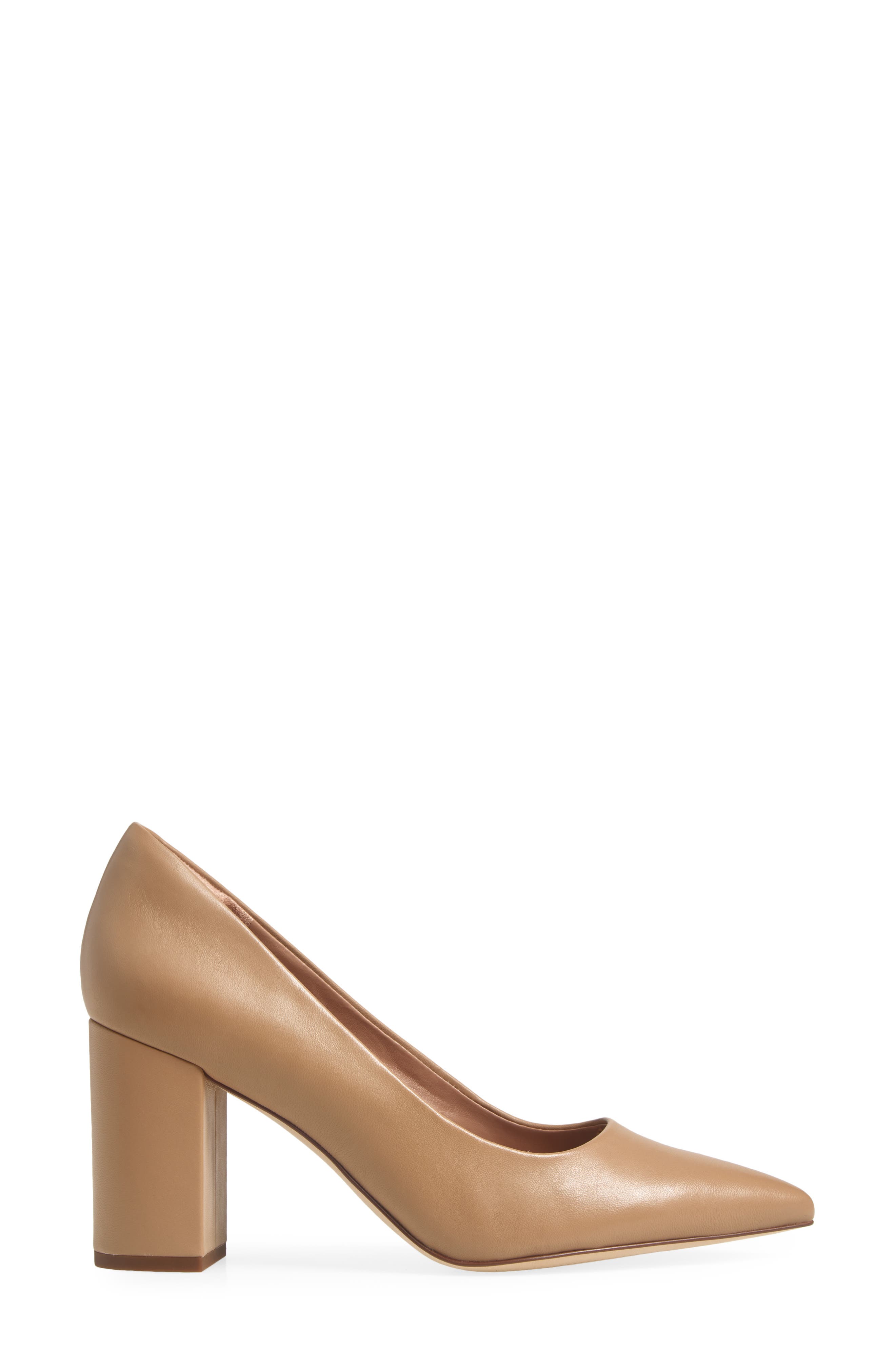 Nordstrom Poppy Pointed Toe Pump, Alternate, color, Tan Light