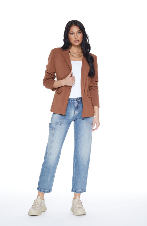BLUE REVIVAL BLUE REVIVAL HELEN BLAZER WITH REMOVEABLE DENIM INSERT 