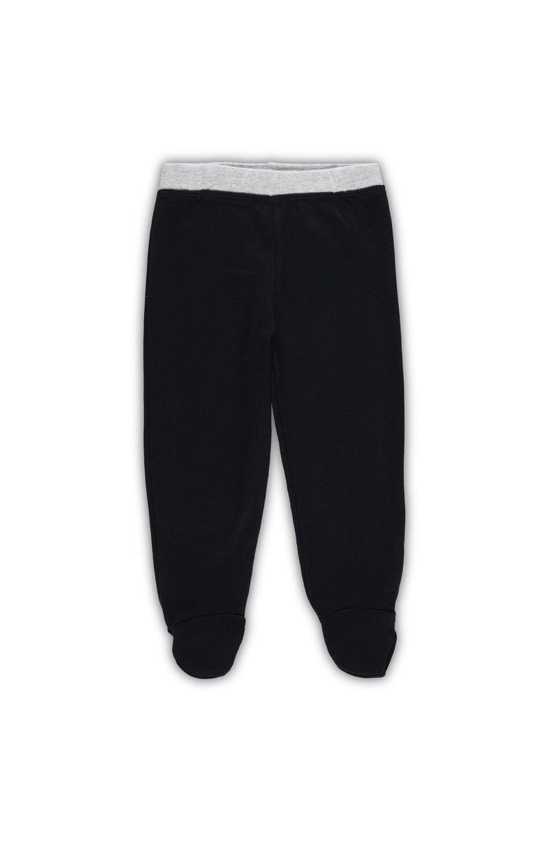 Outerstuff Newborn & Infant White/Black Pittsburgh Steelers Dream Team Bodysuit Pants & Hat Set, Alternate, color, 