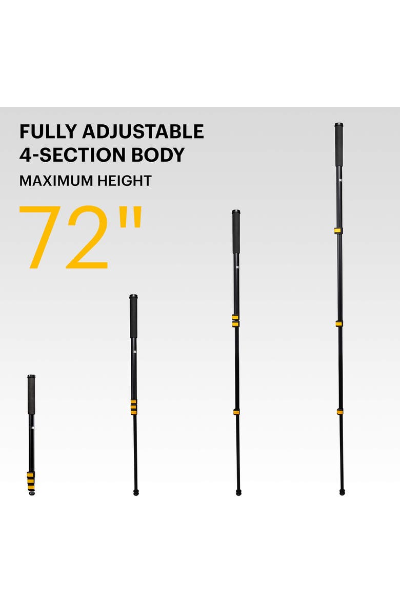 Kodak PhotoGear 72-inch Portable Camera Monopod, Alternate, color, Black