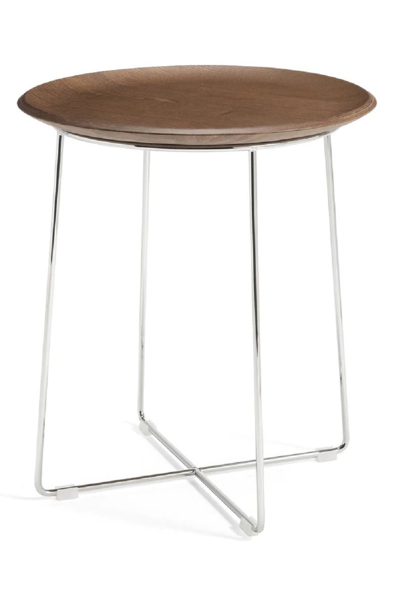 Kartell Al Wood Side Table, Main, color, Dark Wood / Black