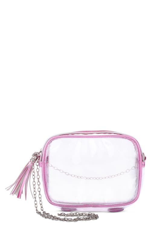 Iscream Kids' Tassel Clear Crossbody Bag in Pink Multi at Nordstrom