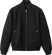 MANGO Zip-Up Bomber Jacket