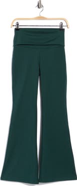 YOGALICIOUS Lux Florence Foldover 7/8 Flare Leggings