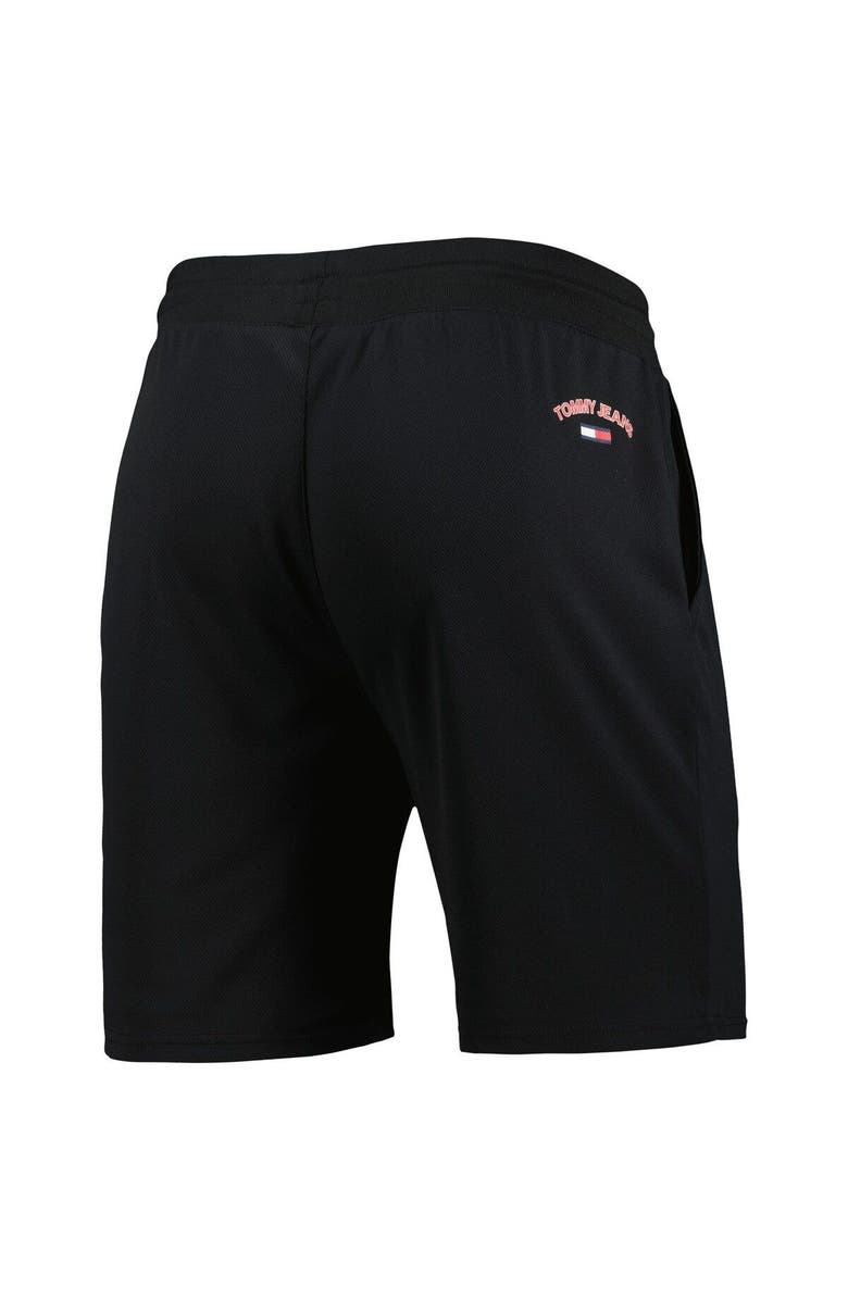 TOMMY JEANS Men's Tommy Jeans Black Toronto Raptors Mike Mesh Basketball Shorts, Alternate, color, Black