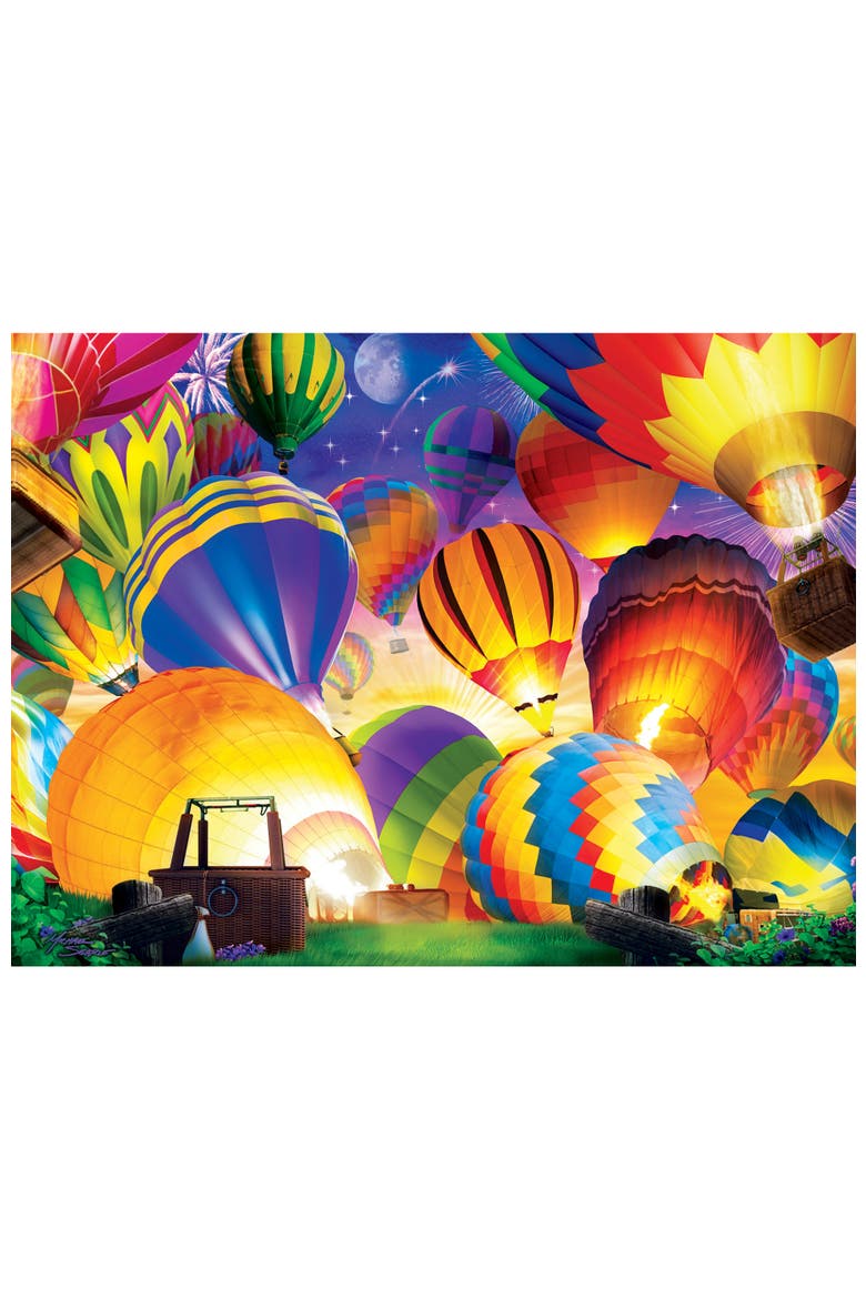 Taking Flight 300 Piece Glow Puzzle, Alternate, color, Multicolor