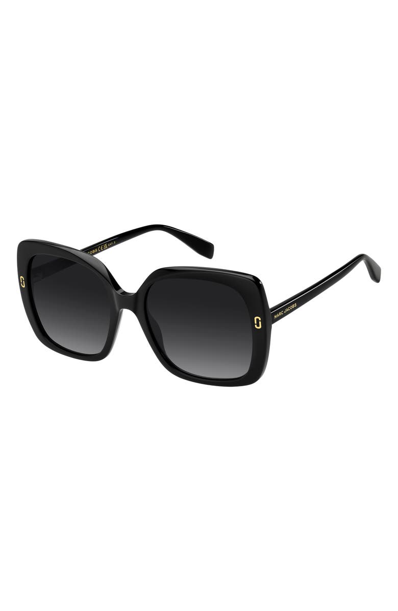 Marc Jacobs 56mm Square Sunglasses, Alternate, color, 