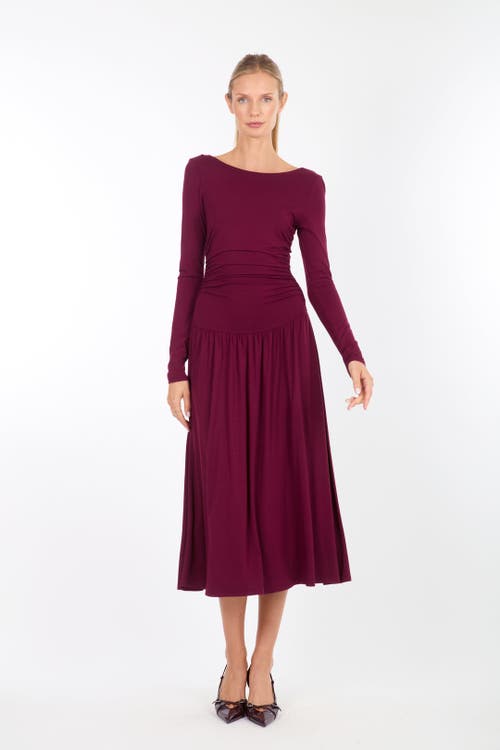 Super Natural By Secret Mission Florence Dress In Burgundy