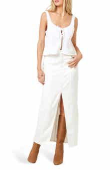 LSPACE Rose Tie Front Cover-Up Tank