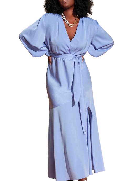 Satin Maxi Dress (Plus)