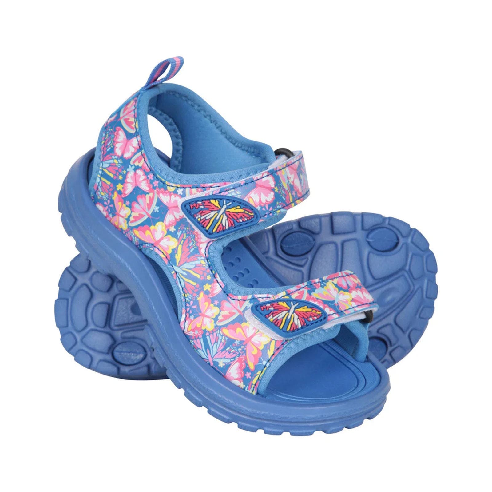 Childrens/Kids Sand Butterflies Sandals, Alternate, color, Dark Blue