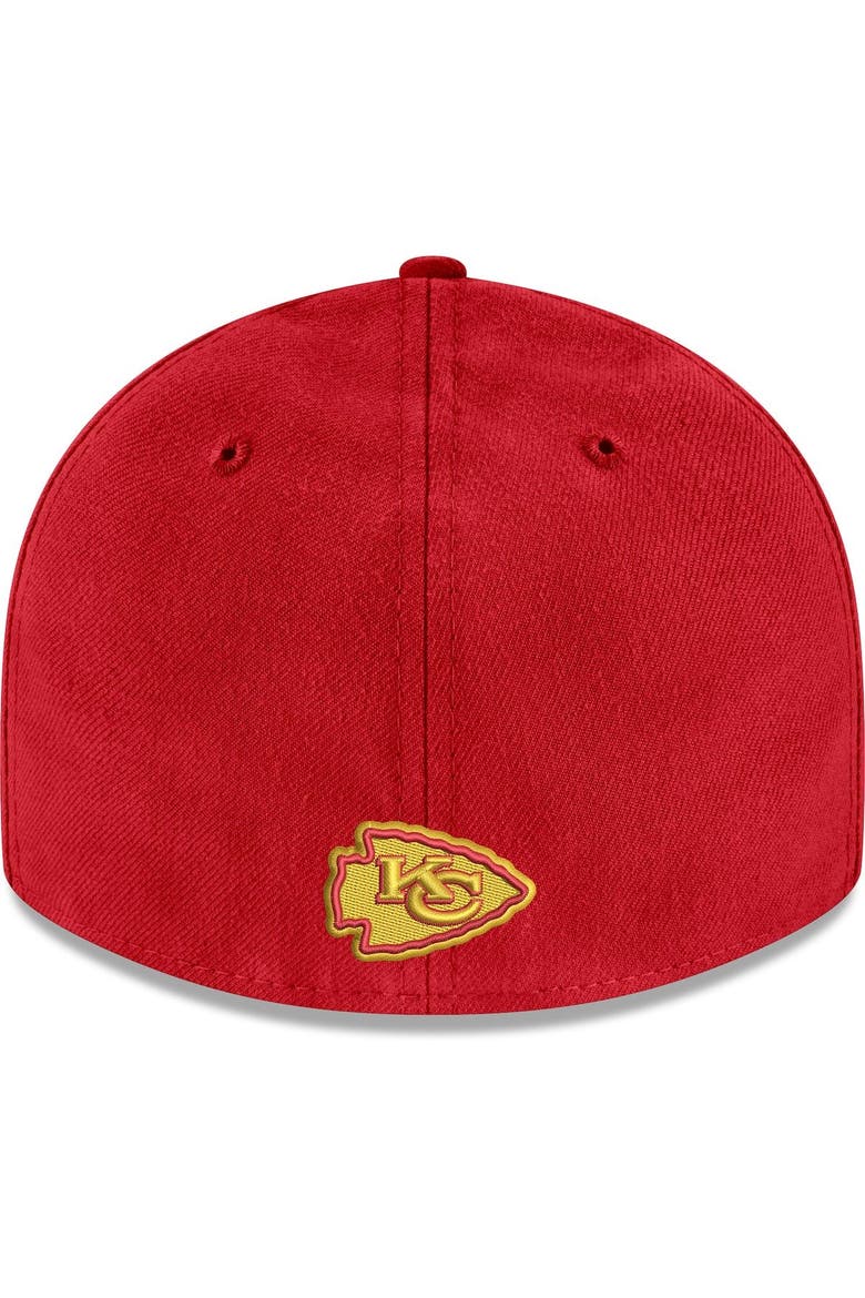 Men's New Era Red Kansas City Chiefs Omaha Low Profile 59FIFTY Fitted Team Hat, Alternate, color, Red